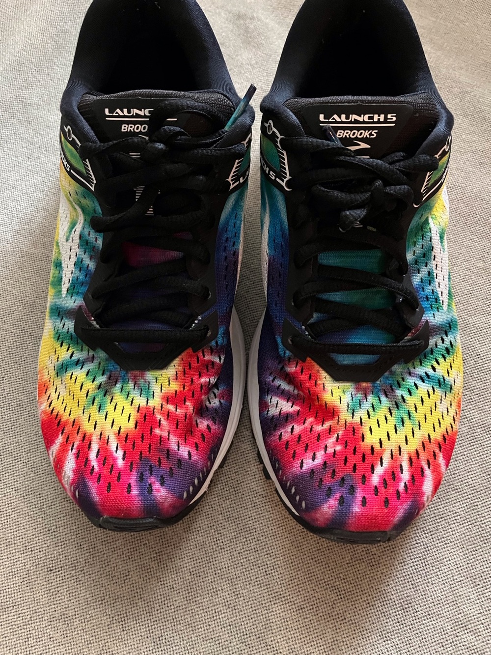 Brooks Launch 5 Rock N Roll Tie Dye Marathon Series Sneakers